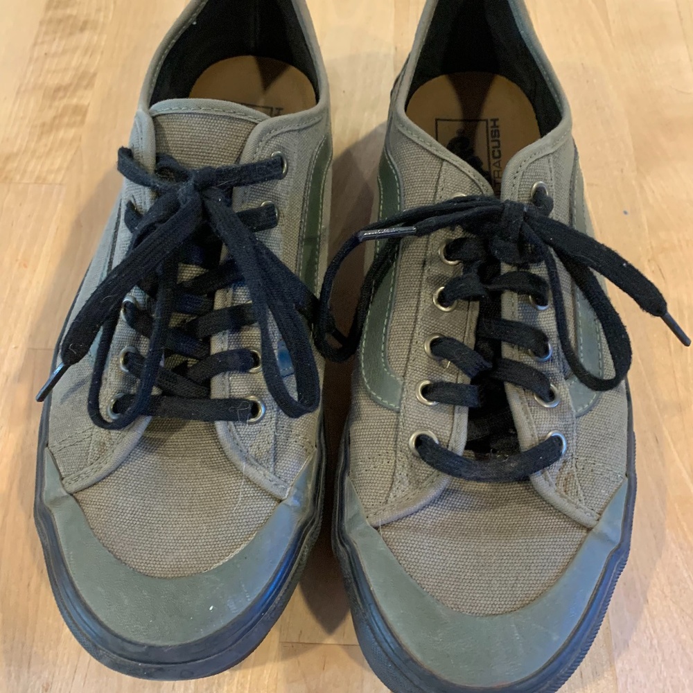 Vans Olive Green Shoes Mens 10